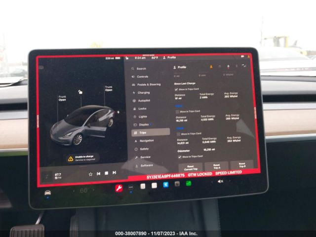 5YJ3E1EA9PF446875 Tesla Model 3 Rear-wheel Drive