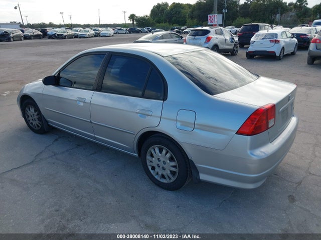 2005 HONDA CIVIC SDN LX SSRS VIN: 2HGES16645H516643