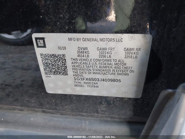Chevrolet Bolt Ev Premier 2018 1G1FX6S03J4109805 Image 9