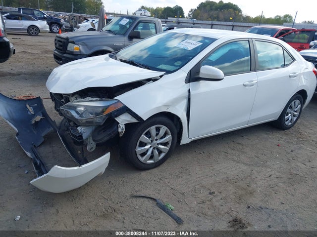 2016 TOYOTA COROLLA LE VIN: 2T1BURHE3GC530531