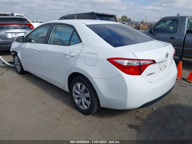 2016 TOYOTA COROLLA LE VIN: 2T1BURHE3GC530531