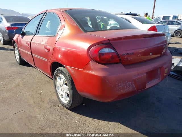 2005 DODGE NEON SXT VIN: 1B3ES56C05D179009