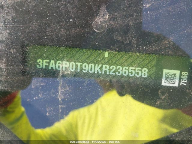 2019 FORD FUSION 3FA6P0T90KR236558 Photo 8