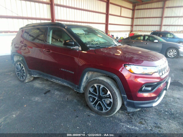 2022 JEEP COMPASS LIMITED 4X4 VIN: 3C4NJDCB1NT183765