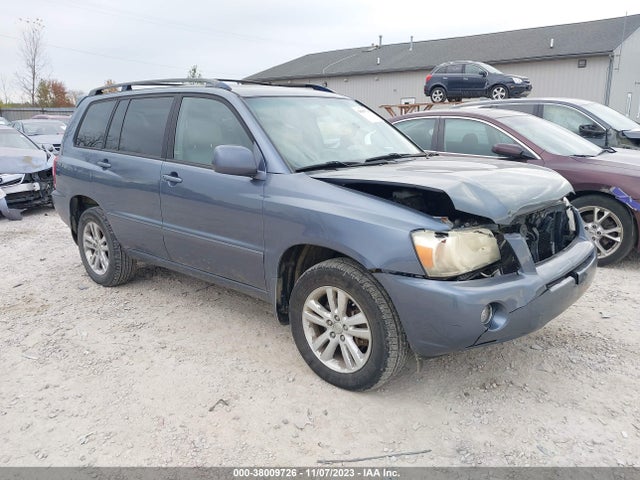 2006 TOYOTA HIGHLANDER HYBRID V6 VIN: JTEEW21AX60007873