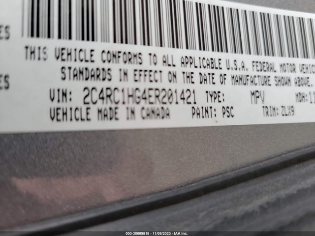 2C4RC1HG4ER201421 Chrysler Town & Country S
