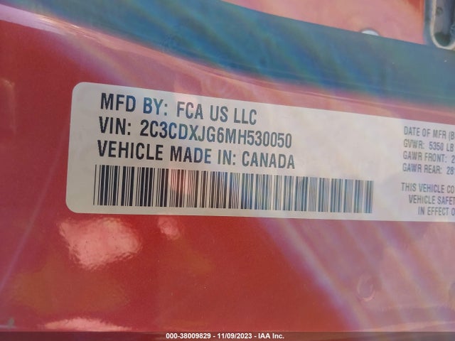 Dodge Charger Sxt Awd 2021 2C3CDXJG6MH530050 Image 9