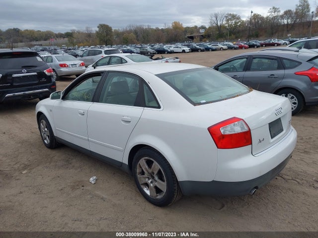 2002 AUDI A4 3.0L VIN: WAULT68E12A155318