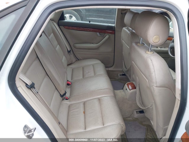 2002 AUDI A4 3.0L VIN: WAULT68E12A155318