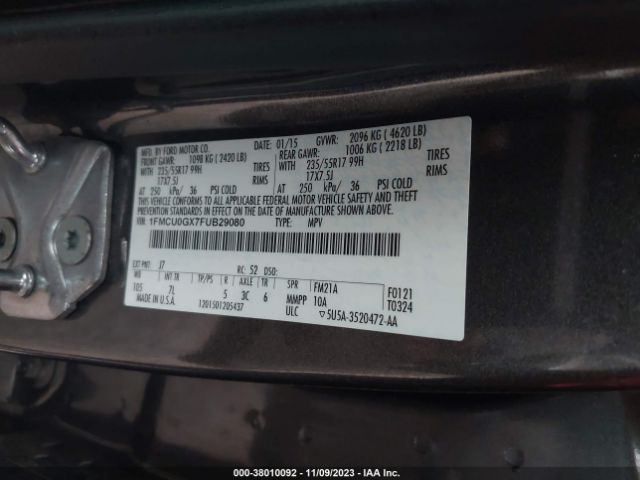 1FMCU0GX7FUB29080 Ford ESCAPE SE