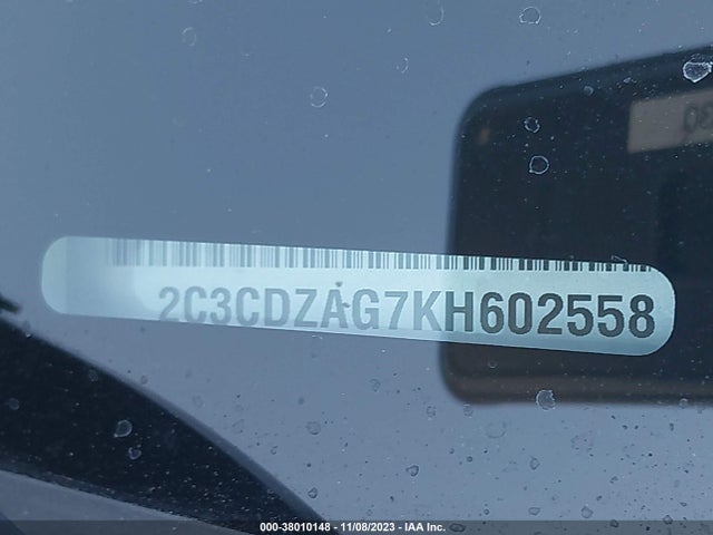 Dodge Challenger Sxt 2019 2C3CDZAG7KH602558 Image 9