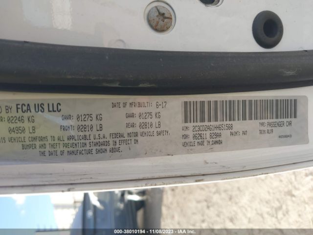 2C3CDZAG1HH651568 Dodge Challenger Sxt Plus