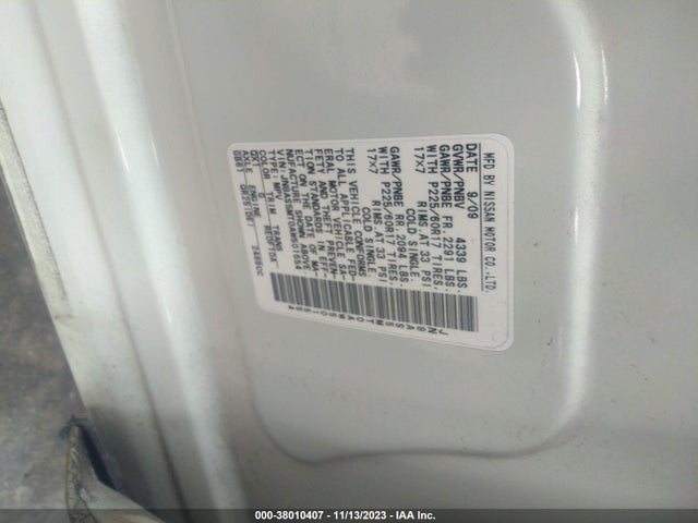 2010 NISSAN ROGUE SL VIN: JN8AS5MT0AW501554