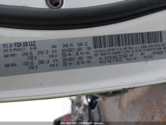 3C4PDCAB2LT237665 Dodge Journey Se Value