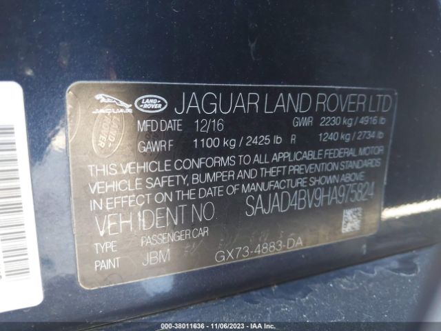SAJAD4BV9HA975824 Jaguar Xe 35t Premium
