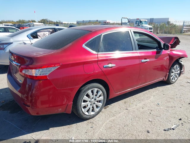 2014 NISSAN SENTRA S VIN: 3N1AB7AP2EY279048