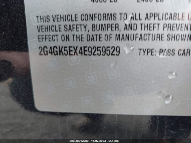 2G4GK5EX4E9259529 Buick Regal