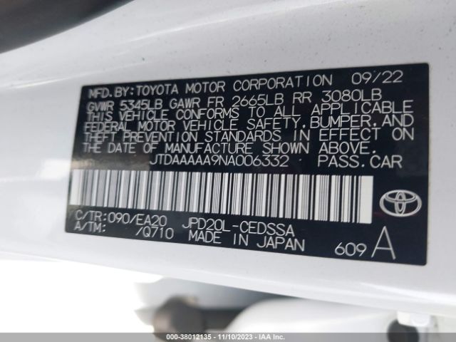 2022 TOYOTA MIRAI JTDAAAAA9NA006332 Photo 8