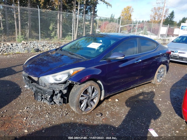 2014 HYUNDAI ELANTRA LIMITED VIN: 5NPDH4AE7EH488014