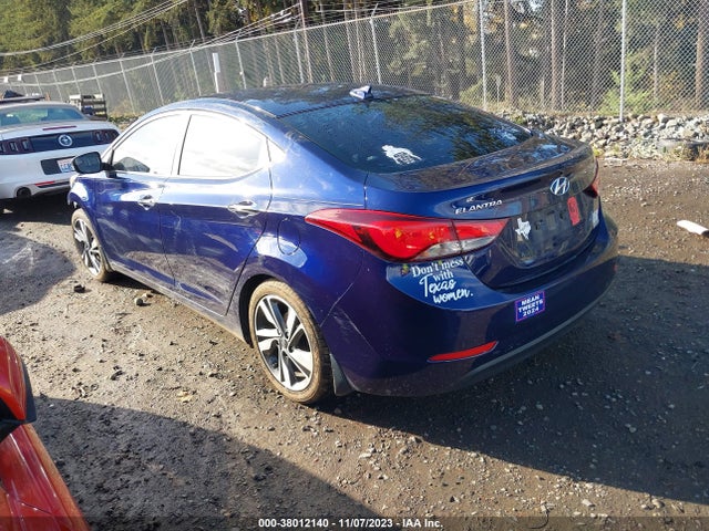 2014 HYUNDAI ELANTRA LIMITED VIN: 5NPDH4AE7EH488014