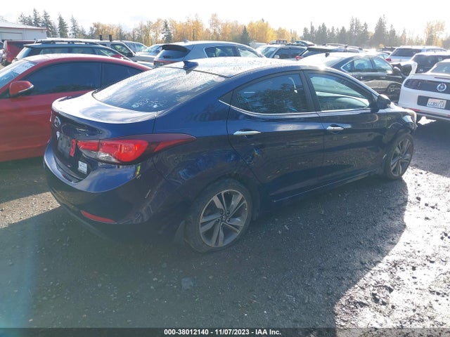 2014 HYUNDAI ELANTRA LIMITED VIN: 5NPDH4AE7EH488014
