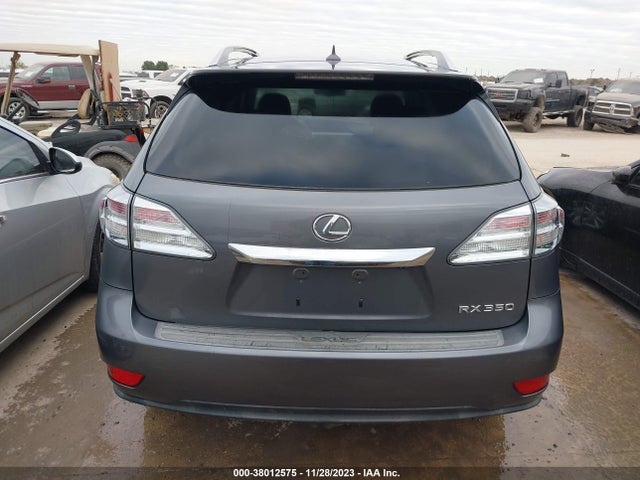 2012 LEXUS RX 350 VIN: 2T2ZK1BA0CC065238