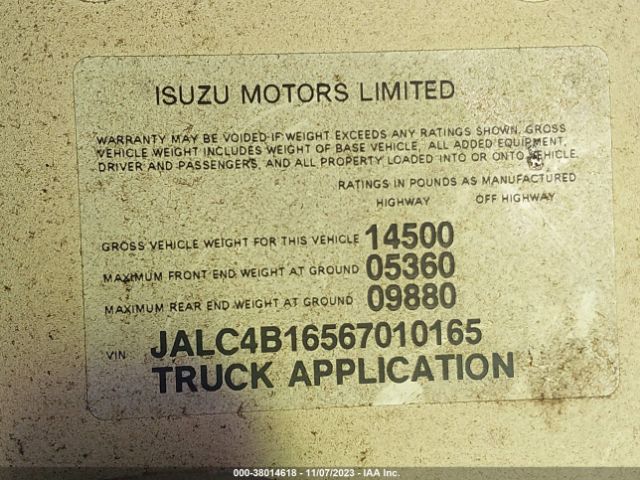 2006 ISUZU W4S042 NPR HD REG JALC4B16567010165 Photo 8