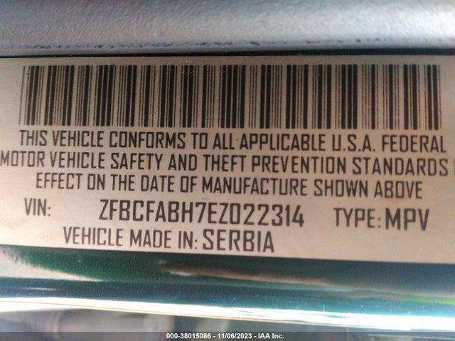 2014 FIAT 500L ZFBCFABH7EZ022314 Photo 8