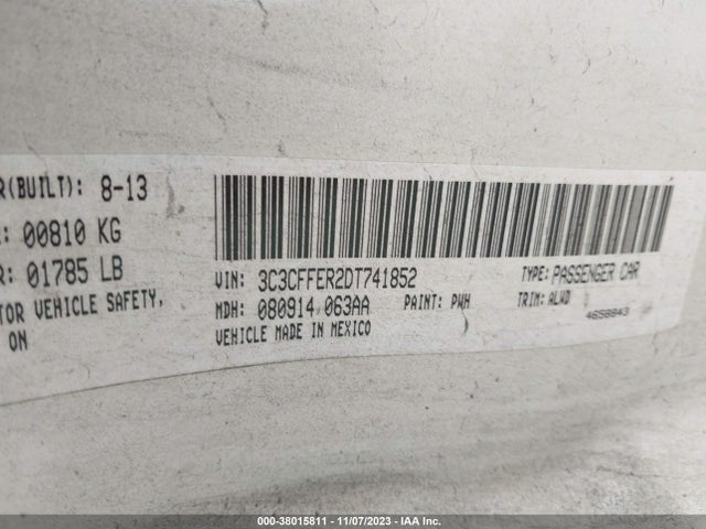 2013 FIAT 500C 3C3CFFER2DT741852 Photo 8