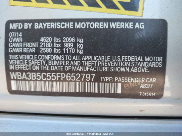WBA3B5C55FP652797 BMW 328i Xdrive