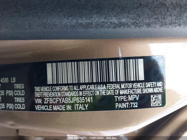 2018 FIAT 500X ZFBCFYAB5JP635141 Photo 8