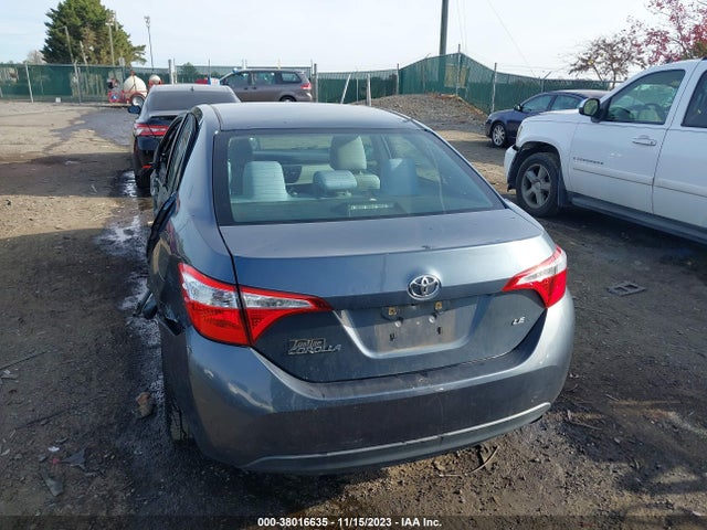 2016 TOYOTA COROLLA LE VIN: 2T1BURHE7GC521931