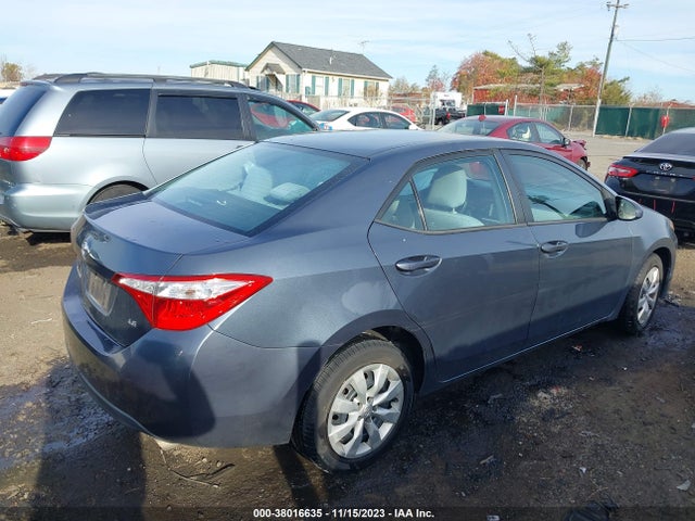 2016 TOYOTA COROLLA LE VIN: 2T1BURHE7GC521931