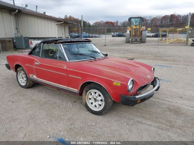 1982 FIAT 124 ZFAAS00B1C8188850