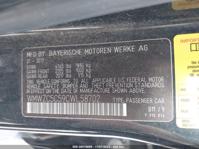2012 MINI COOPER S COUNTRYMAN WMWZC5C59CWL58702 Photo 8