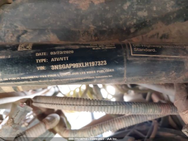 2020 POLARIS GENERAL 3NSGAP99XLH197323 Photo 9
