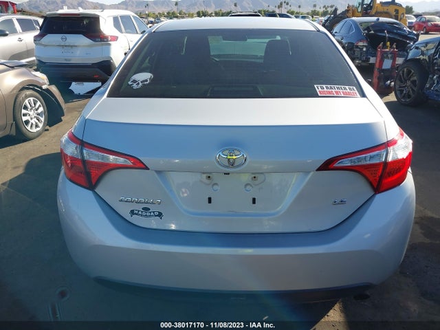 2015 TOYOTA COROLLA LE VIN: 2T1BURHEXFC450738