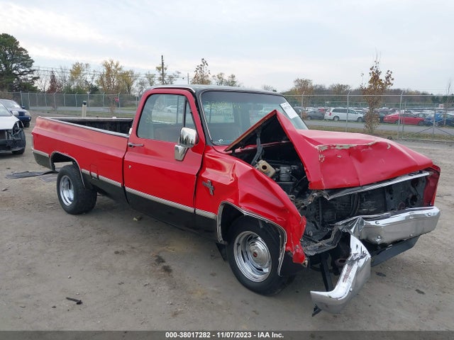 1986 CHEVROLET C10 VIN: 1GCDC14H6GF447907