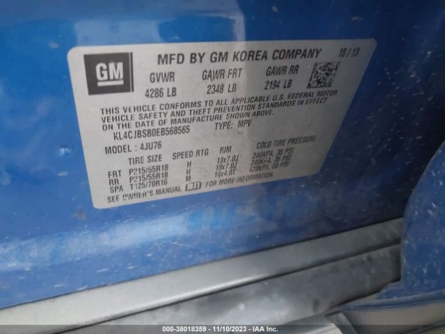 KL4CJBSB0EB568565 Buick Encore Convenience