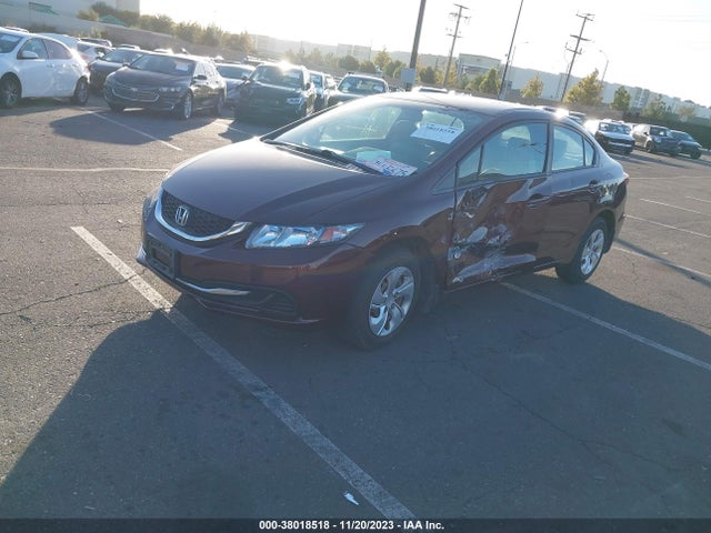 2015 HONDA CIVIC LX VIN: 19XFB2F55FE246884