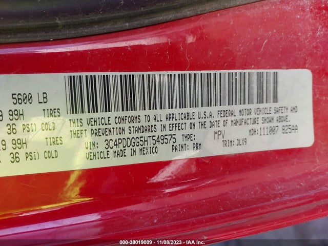Dodge Journey Crossroad Plus Awd 2017 3C4PDDGG5HT549575 Image 9