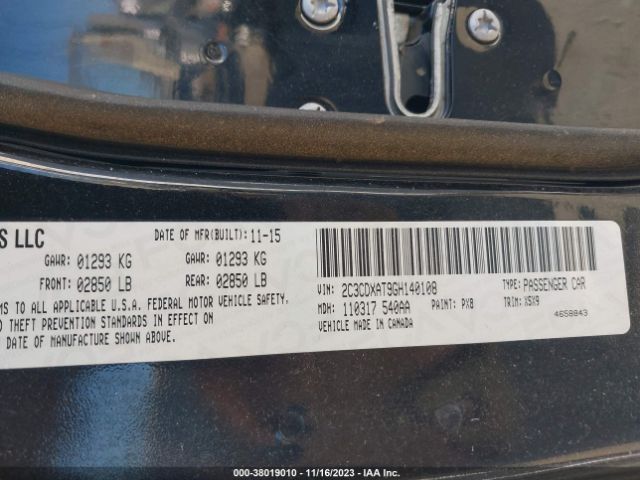 2C3CDXAT9GH140108 Dodge Charger Police