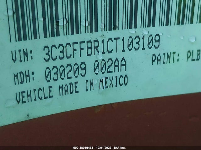 2012 FIAT 500 3C3CFFBR1CT103109 Photo 8