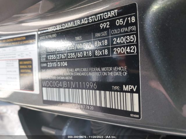 WDC0G4JB1JV111996 Mercedes-Benz GLC 300