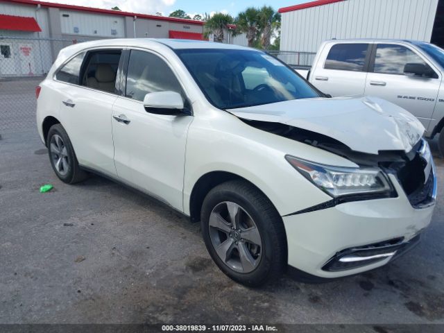 Auction sale of the 2015 Acura Mdx, vin: 5FRYD3H29FB012106, lot number: 38019839
