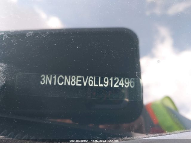 3N1CN8EV6LL912496 Nissan Versa Sv Xtronic Cvt