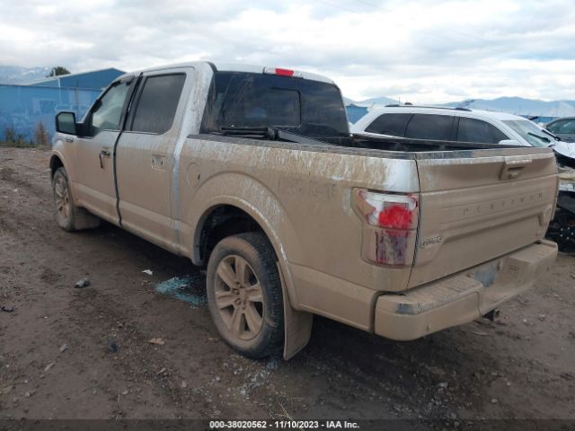 1FTEW1EG9JFB91545 Ford F-150 Platinum