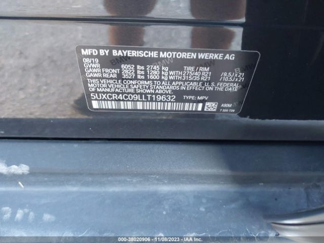 5UXCR4C09LLT19632 BMW X5 Sdrive40i