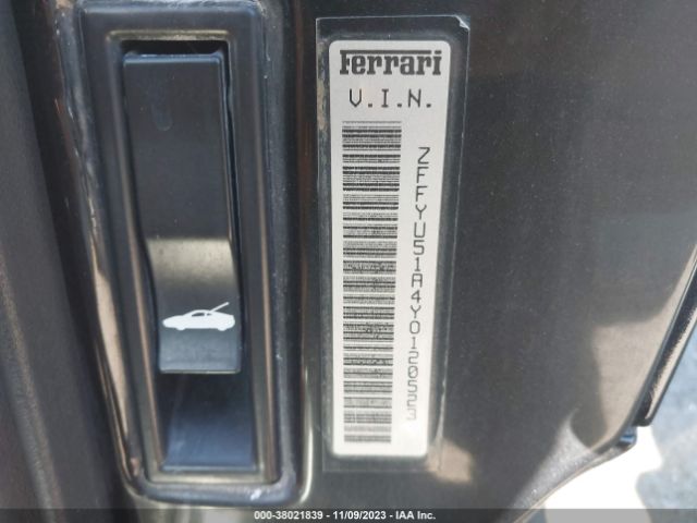 2000 FERRARI 360 ZFFYU51A4Y0120523 Photo 8