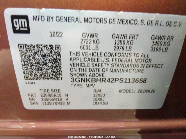 Chevrolet Blazer Awd 2lt 2023 3GNKBHR42PS113658 Image 9